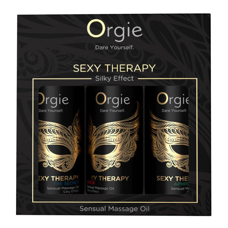 Orgie Sexy Therapy Sensual Massage Oil Silky Efect 3 x 30 ml