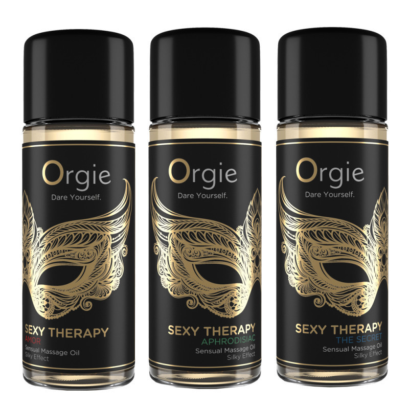 Orgie Sexy Therapy Sensual Massage Oil Silky Efect 3 x 30 ml
