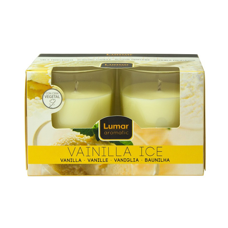 Pack 2 Vasos Velas Aromatic Vainilla