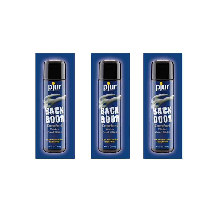 Pack 3 Sobres Monodosis Lubricante Anal Base Agua 2 ml